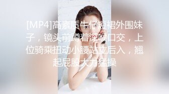 [MP4]高素质牛仔短裙外围妹子，镜头前蹲着深喉口交，上位骑乘扭动小腰站立后入，翘起屁股大力猛操