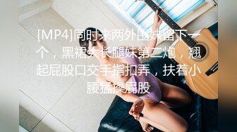 [MP4]同时来两外围妹留下一个，黑裙大长腿妹第二炮，翘起屁股口交手指扣弄，扶着小腰猛操屁股