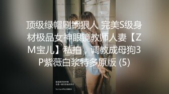 顶级绿帽刷锅狠人 完美S级身材极品女神眼镜教师人妻【ZM宝儿】私拍，调教成母狗3P紫薇白浆特多原版 (5)