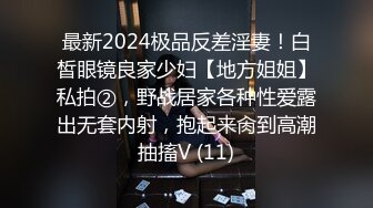 最新2024极品反差淫妻！白皙眼镜良家少妇【地方姐姐】私拍②，野战居家各种性爱露出无套内射，抱起来肏到高潮抽搐V (11)