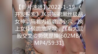 【新片速遞】2022-1-19 《开发探索》JK装短裙黑丝极品女神，隔着内裤磨蹭小穴，换上女仆装跪地深喉，怼着大屁股交叉姿势就是操[602MB/MP4/59:31]