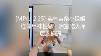 [MP4/ 2.25] 英气苗条小姐姐！连体丝袜性感！浴室吃大屌后入操逼