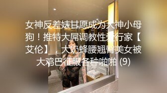 女神反差婊甘愿成为大神小母狗！推特大屌调教性爱行家【艾伦】，大奶蜂腰翘臀美女被大鸡巴征服各种啪啪 (9)