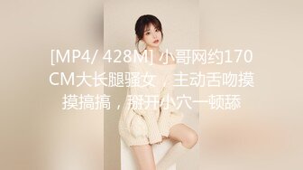 [MP4/ 428M] 小哥网约170CM大长腿骚女，主动舌吻摸摸搞搞，掰开小穴一顿舔