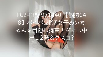 FC2-PPV 971440 【個撮048】パイパンP活女子めいちゃんを目隠し拘束！ダマし中出し2発＆クスコ?